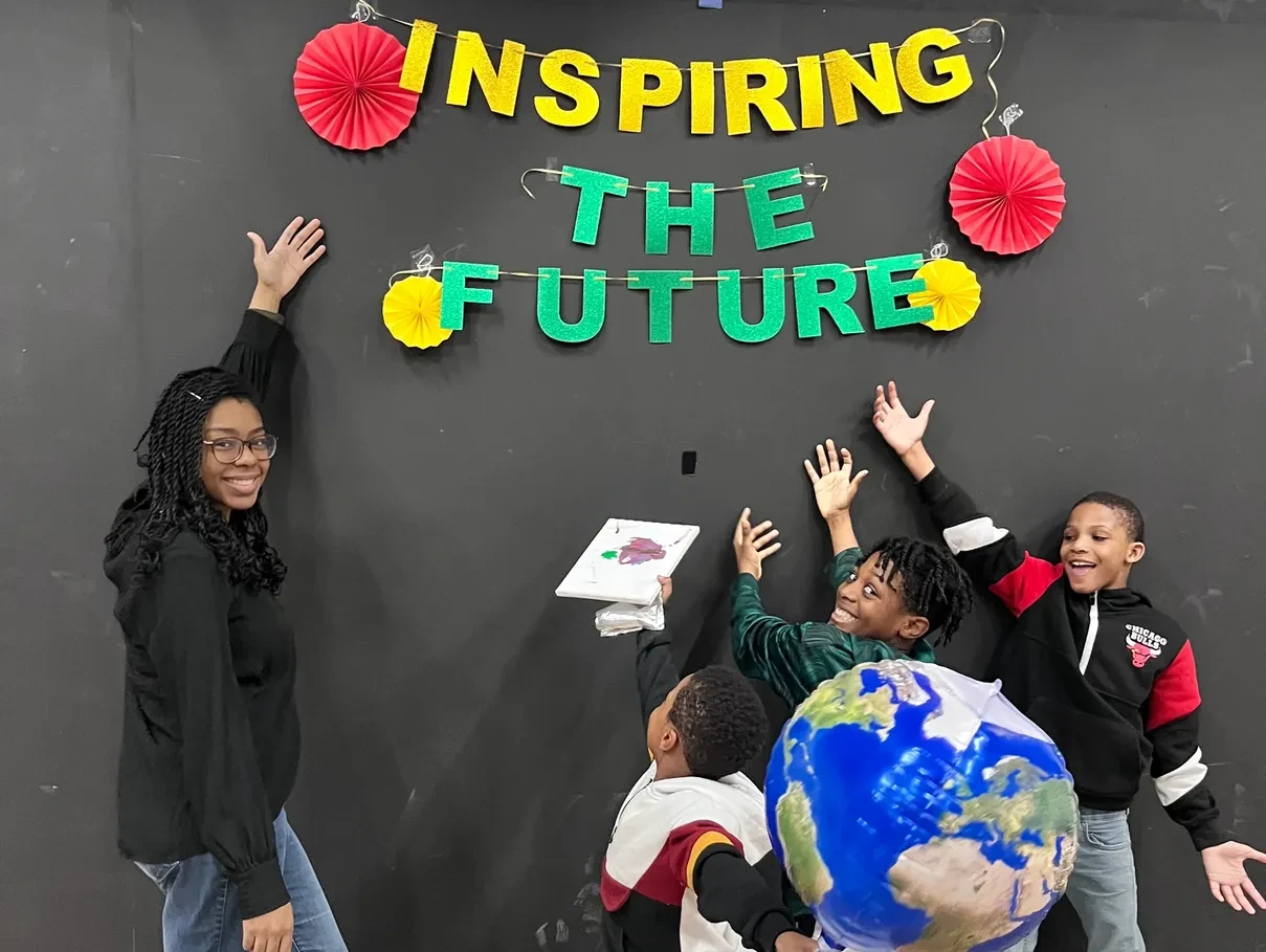 Children celebrating and inspiring each other